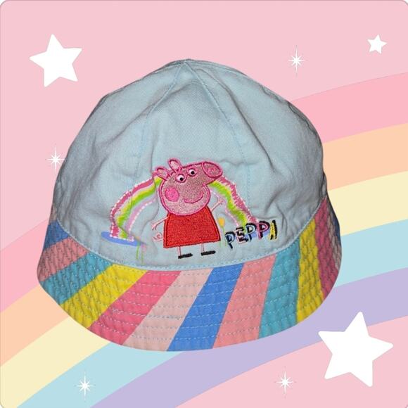 [[Y2K KIDS]] Peppa Pig Childs Bucket Hat - Sun Hat - (2008) - Picture 1 of 7